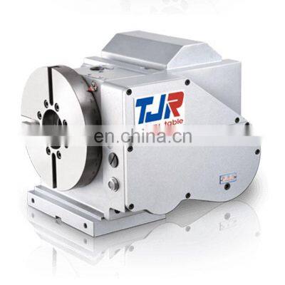 Affordable CNC pneumatic vertical and horizontal 4 axis rotary table