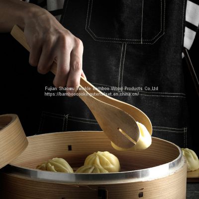 bamboo toaster tong Wholesale/kitchen bamboo wooden tongs amazon from China