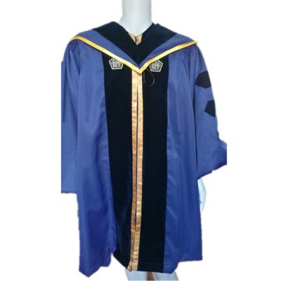 gold graduation gown black adult university ceremony classic graduation hat and gown School uniform Wholesale graduation gowns
