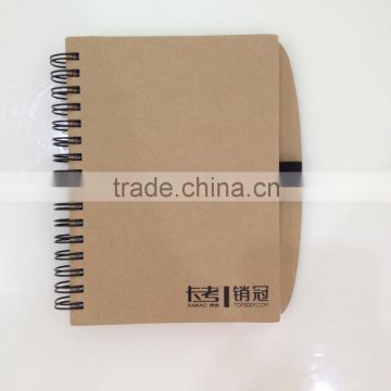Spiral notebook with kraft material cover NSXQ-NP0004