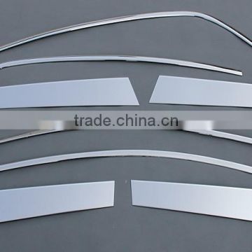Stainless steel Headup window streamer for Volkswagen Bora 2013