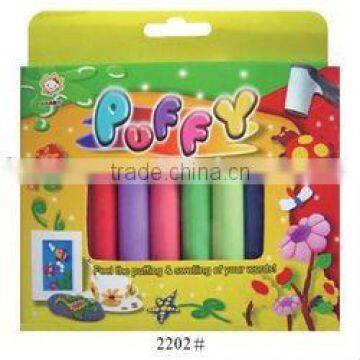 colorful puffy paint set