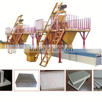 Fashion cement-mortar composite panel for heat preservation production line