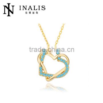 Dazzling fashion gold plated jewelry creations of necklace LKN18KRGPN493