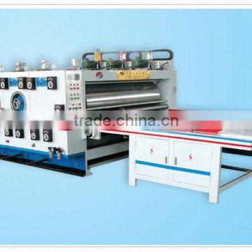 multi-color printing and slotting machine