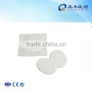 Oval disposable sterile dressing eye pad