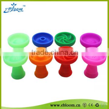 New technology offer Unbreakable Silicone shisha bowl with healty smoking style