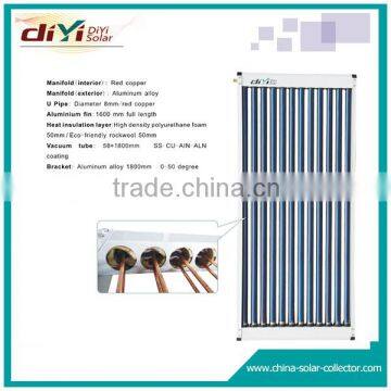 Work alone vacuum tube solar collector made in china