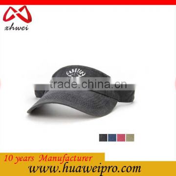 WHOLESALE COOL WAHED EMBROIDERY VISOR