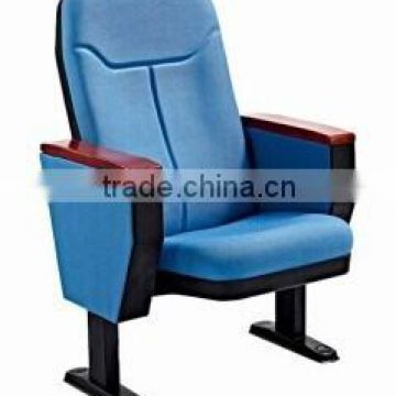Luxury And Cheaper Auditorium Used Funiture Folding Cinema Auditorium Chair With Tablet