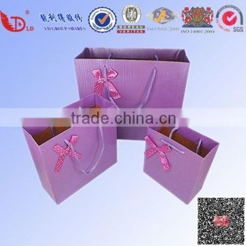 Film Limation Coated Paper famous brand paper bag