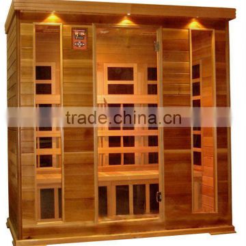 CE ROHS ETL Approved Infrared sauna for 4person