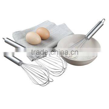 food grade silicone whisk kitchen egg beater set of 3pcs