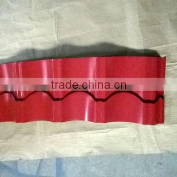 china supplier zinc coated prepainted galvanized corrugated steel sheet