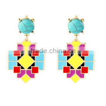 In stock 2016 Fashion Dangle Long Earring New Design Wholesale High quality Jewelry SKC1565