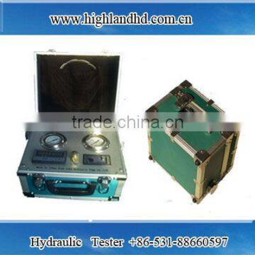 Portable hydraulic tandem pumps testing instrument