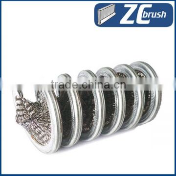 Rolling Industrial Spiral Wire Brush