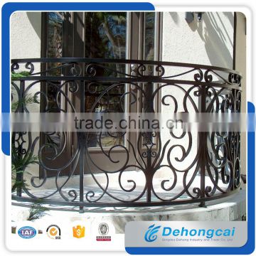 New Style Wrought Iron Bent Balcony Railings