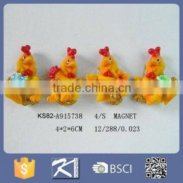 Rooster resin refrigerator magnet for door seal magnetic seal