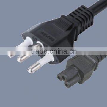 Switzerland power cord plug Y005/IEC320-C5