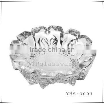 High quality clear glass ashtray made in china