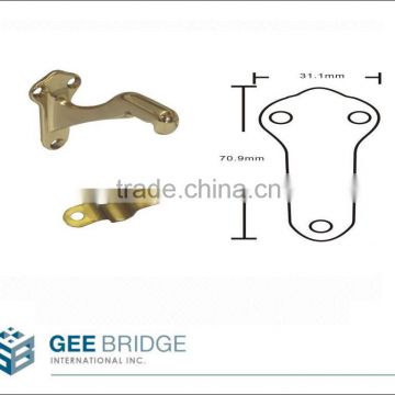 0205105 Solid Brass Wall Mounted Connector Handrail Support Holder Bracket