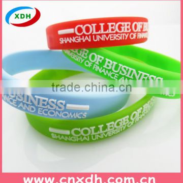 Wholesale Logo Printed Custom Silicone Wristband