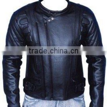 DL-1196 Leather Motorbike Jacket