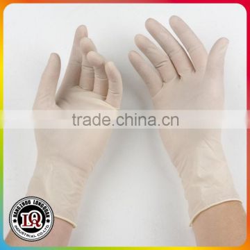 Disposable latex surgical gloves