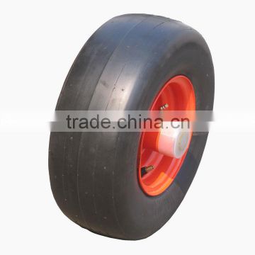 13 x6.50-6 rubber wheel with smooth tread for zero turn radius commercial mowers