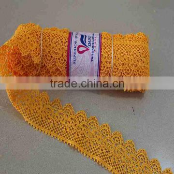 100%POLYESTER CHEMCIAL LACE 6.7cm