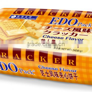 EDO Pack Soda Sandwich Biscuit(Cheese fla)