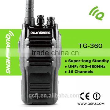 QuanshengTG-360 UHF all band radio CE approved