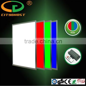 Remote Dimmable 0.2W SMD 5050 Square Panel super slim LED Panel RGB 600X600 32W