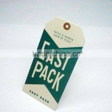 Green Paper Hang Tag For Jeans