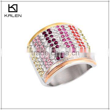 2015 Good market men fashion silver stainless steel finger ring model