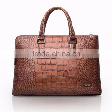 QIALINO Amazon Hot sale laptop bags hand bag leather saddlebag briefcase for macbook 12/13/15 inch