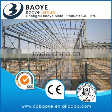 The factory of prefab steel structure warehouse