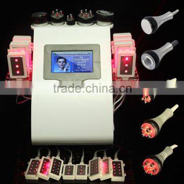 2016 hot sale 6-1 Cellulite Removal Tripolar Rf Led Lllt Led Cavitation Machine