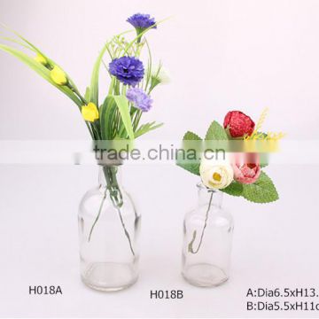 new mini clear glass vase