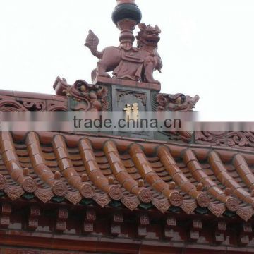 Durable handmade ancient roof tiles and accessories