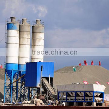 HZS60 concrete batching plant 60m3 with belt conveyor for sale
