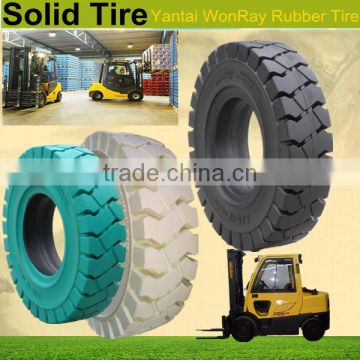 top quality electric forklift trucks spare parts, 16x5-9 non marking solid tires