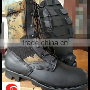 military genuine leather camo hiking boots