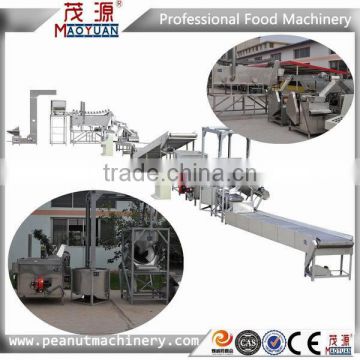 high capacity automatic fried peanut processing line
