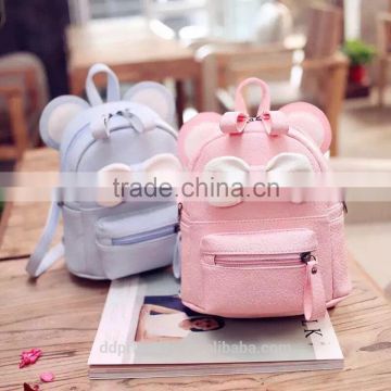2017 fashion angel kiss bags pink blue PU shoulder bag for girls