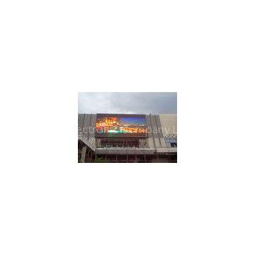 IP65 Outdoor Commercial LED Displays , 1R1G1B Multi Color Led Video Panel