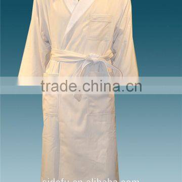 Peach Twill Terry Robe 0002