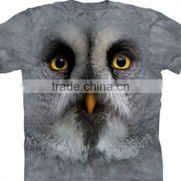 custom 100% polyester t shirt printing wholesale blank 3d sublimation printed t-shirt