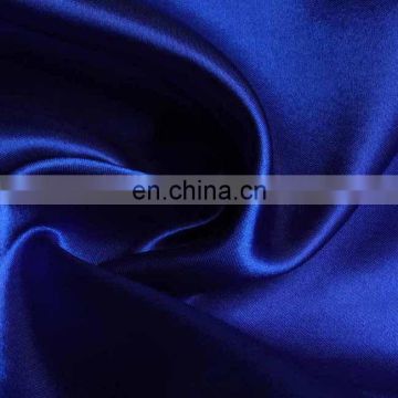 Chinese Supplier 100% polyester satin fabric by the yard For Hometextile